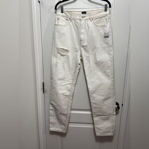 BDG Urban Outfitters UO High Waisted Off White Denim Mom Jeans Women’s 29 Boho